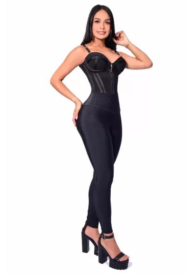 Leggins Ref. 412 Cola Prehormada | Control Abdomen Bota Tubo – Fajas Espinela