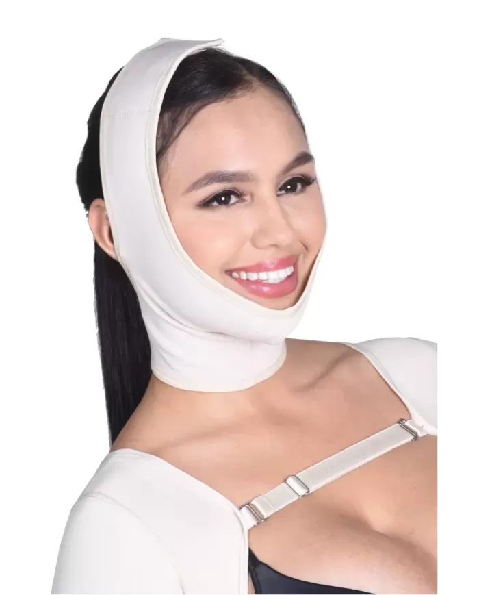 Mentonera Balaca 602 | Postquirúrgica Orejas y Barbilla | Fajas Espinela